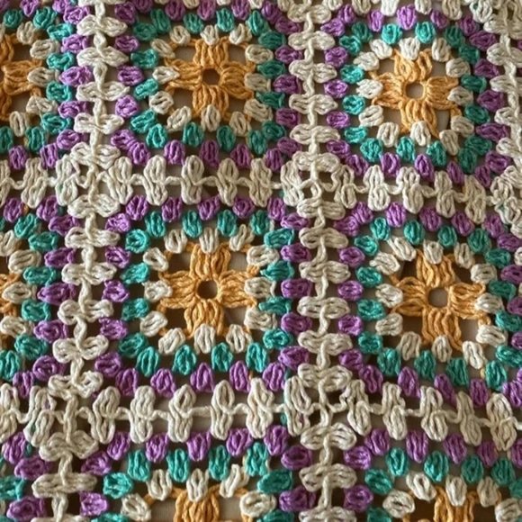 Zara Crochet Granny Square Dress (Seen on White Lotus) - Picture 2 of 3